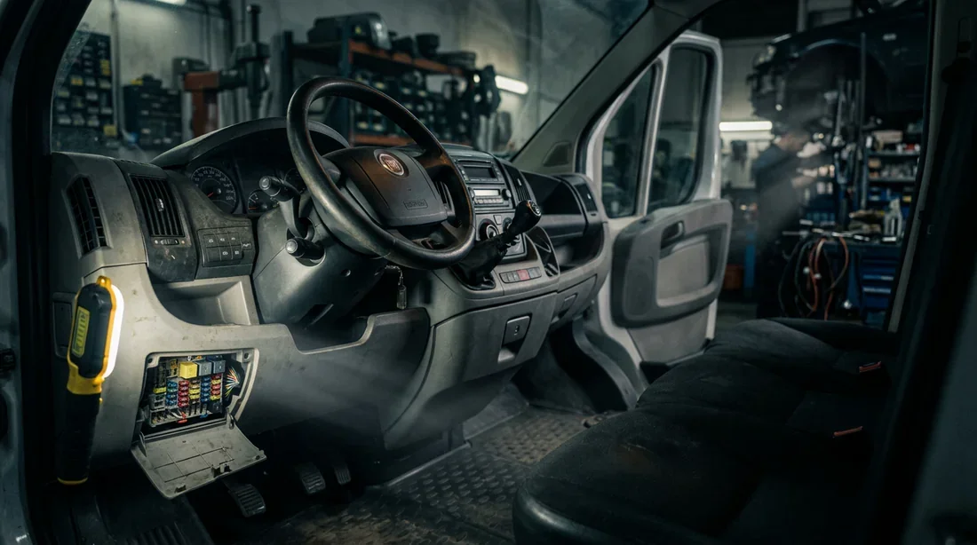 Localisation du fusible anti démarrage fiat ducato