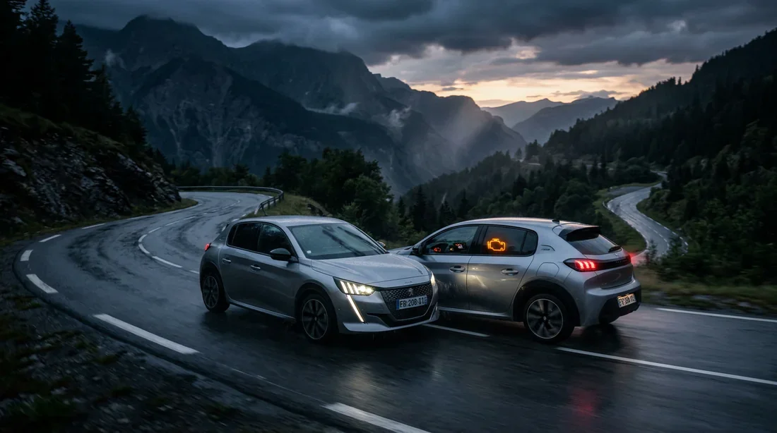 Peugeot 208 voyant moteur orange et perte de puissance causes